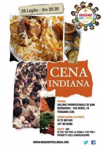 Evento Cena Insieme per l'India