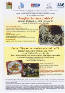 Evento Il sogno di Tsige Onlus