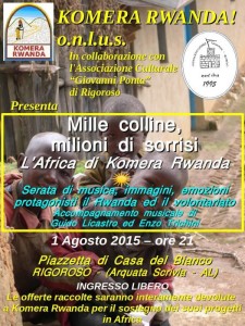 Evento Komera Rwanda Onlus