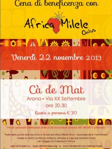 Evento Africa Milele Onlus